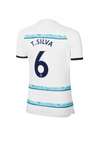Chelsea Thiago Silva #6 Fotballdrakt Borte Klær Dame 2022-23 Korte ermer
